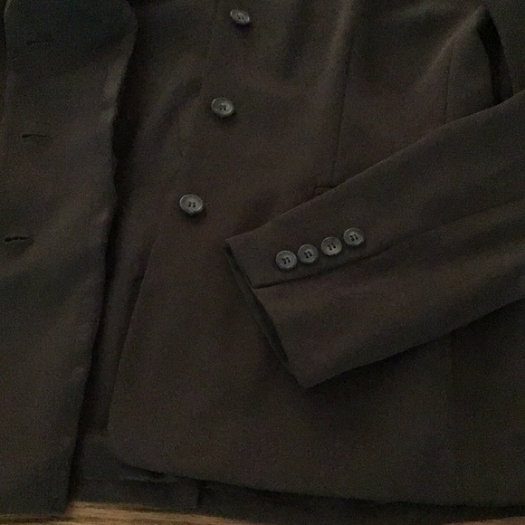Charter Club Career Chocolate Brown Blazer, EUC - Picture 7 of 10